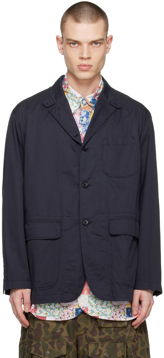 Engineered Garments Navy Loiter Blazer Engineered Garments