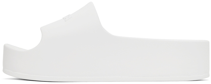 Balenciaga White Chunky Platform Sandals Balenciaga