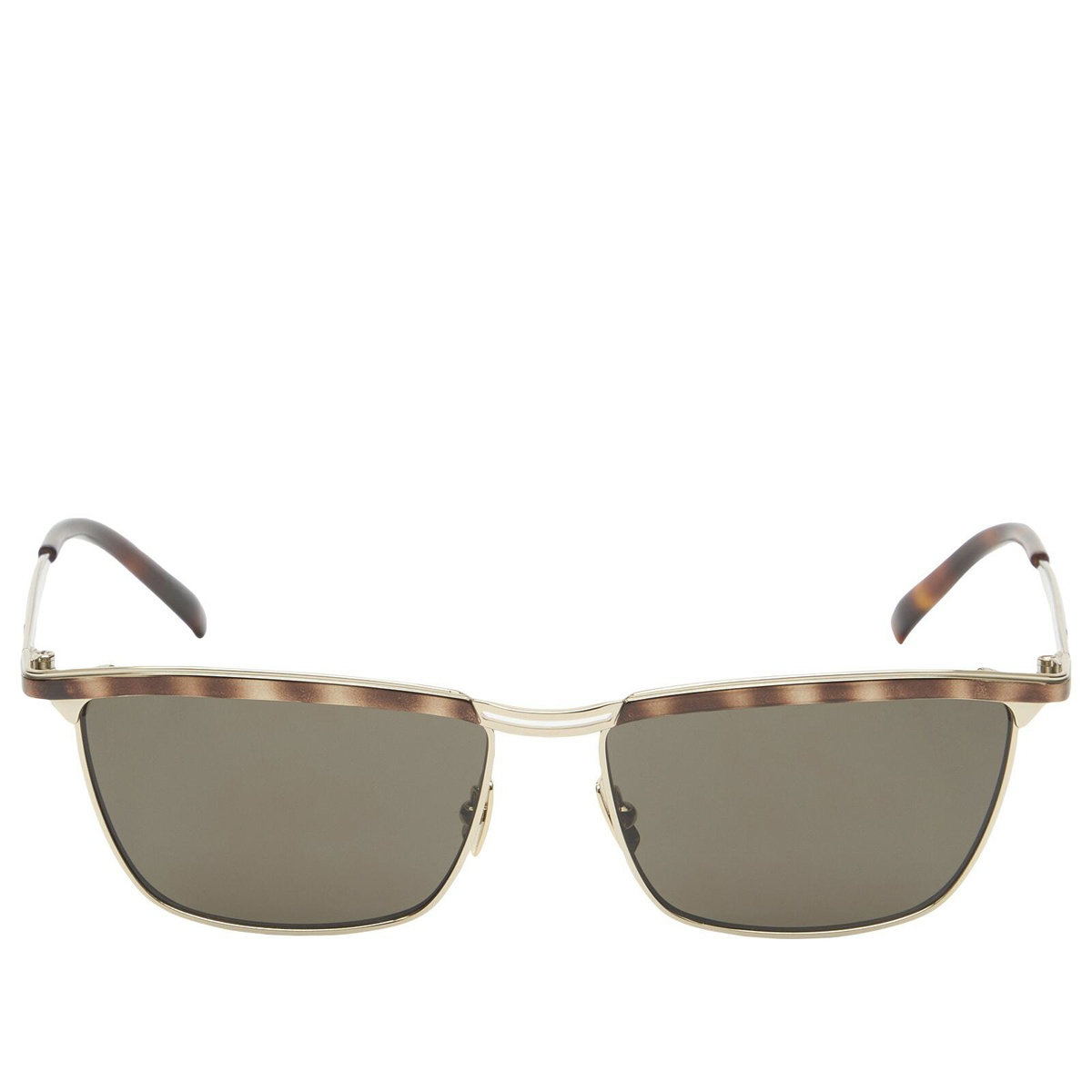 Saint Laurent Sunglasses Saint Laurent SL 795 Joe Sunglasses in Gold/Grey 