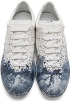 Maison Margiela White Paint Drop Replica Sneakers