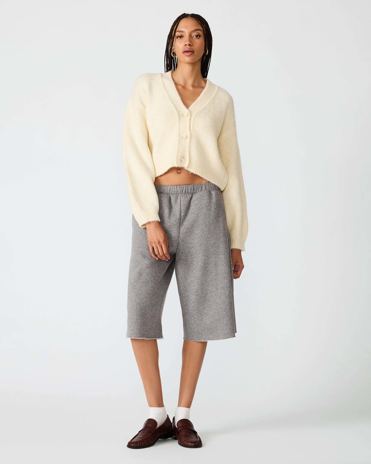 Steve Madden Mica Sweater in Cream