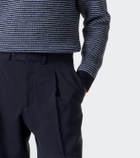 Lardini Striped wool and cashmere sweater