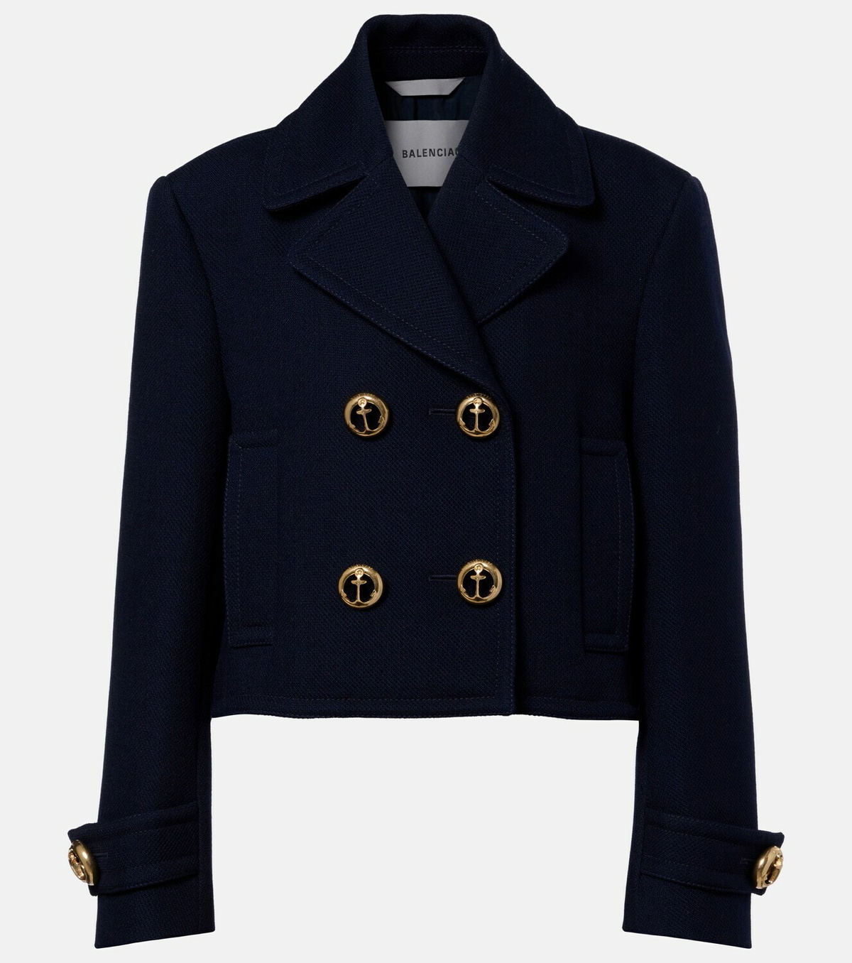 Balenciaga Double-breasted wool jacket