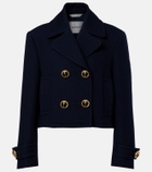 Balenciaga Double-breasted wool jacket