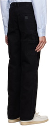 Maison Kitsuné Black Worker Jeans