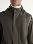 Zegna - Hooded Twill Coat - Green
