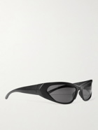 Balenciaga - Rectangular-Frame Aluminium Sunglasses