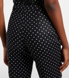 Faithfull Iria polka-dot linen capri pants