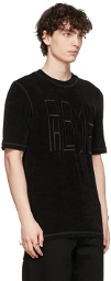 Phlemuns SSENSE Exclusive Black Logo T-Shirt