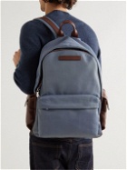 Brunello Cucinelli - Leather-Trimmed Nylon Backpack