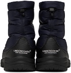 UNDERCOVER Navy The North Face Edition Soukuu Nuptse Boots