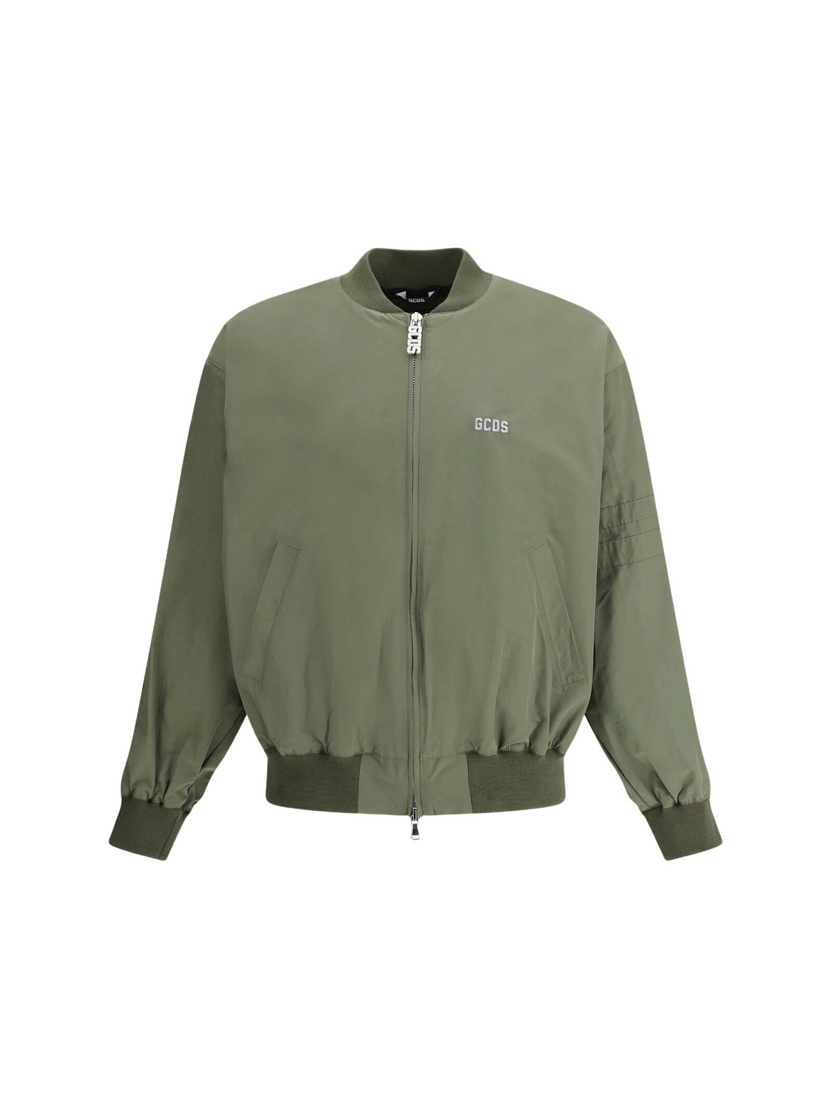 GCDS Men's Monogram Puffer Jacket in Black GCDS