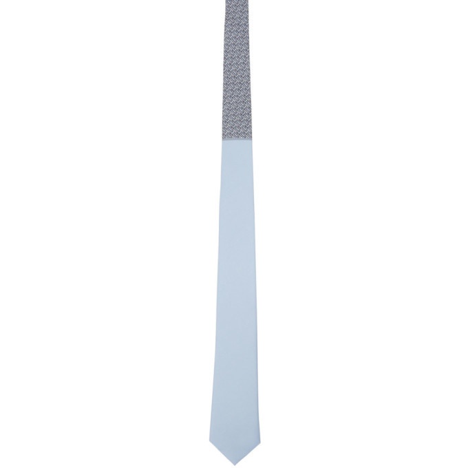 Photo: Burberry Blue Monogram Manston Tie