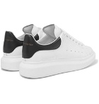 Alexander McQueen - Larry Exaggerated-Sole Leather Sneakers - Men - White