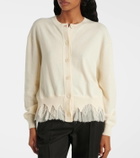McQueen Deconstructed wool and cashmere cardigan