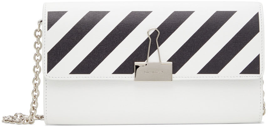 Buy Off-White Binder Wallet On Chain 'Black/White