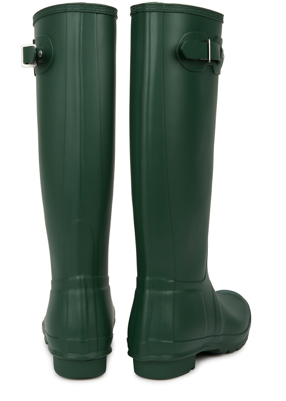 Hunter Original Tall Rubber Wellington Boots Green