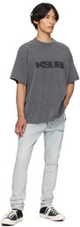 Ksubi Gray Blasted Ekcess S/S T-shirt