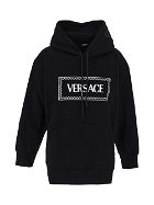 Versace Embroidered Logo Hoodie