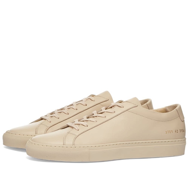 Photo: Woman by Common Projects Original Achilles Low Sneakers in Cremino