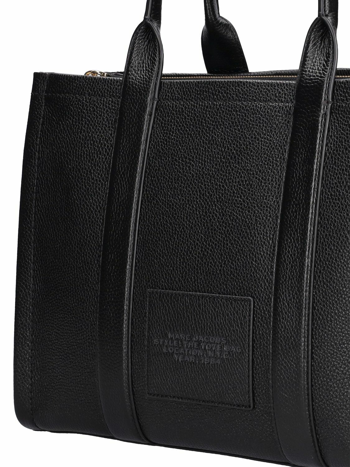 MARC JACOBS ブラックレザービジネスバッグ MARC JACOBS The Work Leather Tote Bag Marc Jacobs