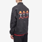 The Trilogy Tapes Men's Three People Coach Jacket in Black