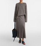 Lisa Yang Torie cashmere midi skirt