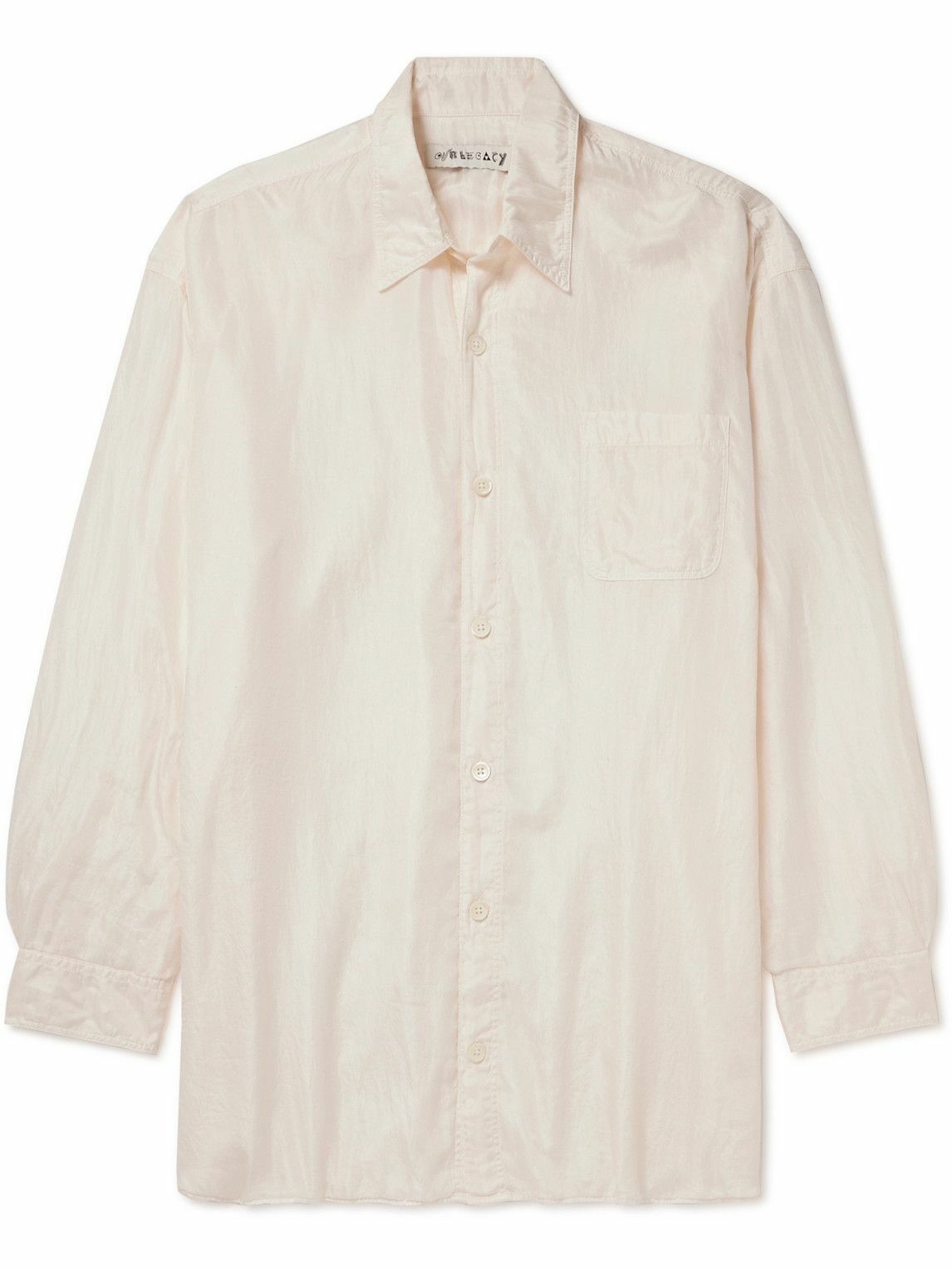 Photo: Our Legacy - Darling Cotton and Silk-Blend Shirt - White