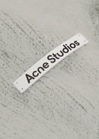 Acne Studios Hooded Brushed Mohair-blend Scarf - Grey - One Size