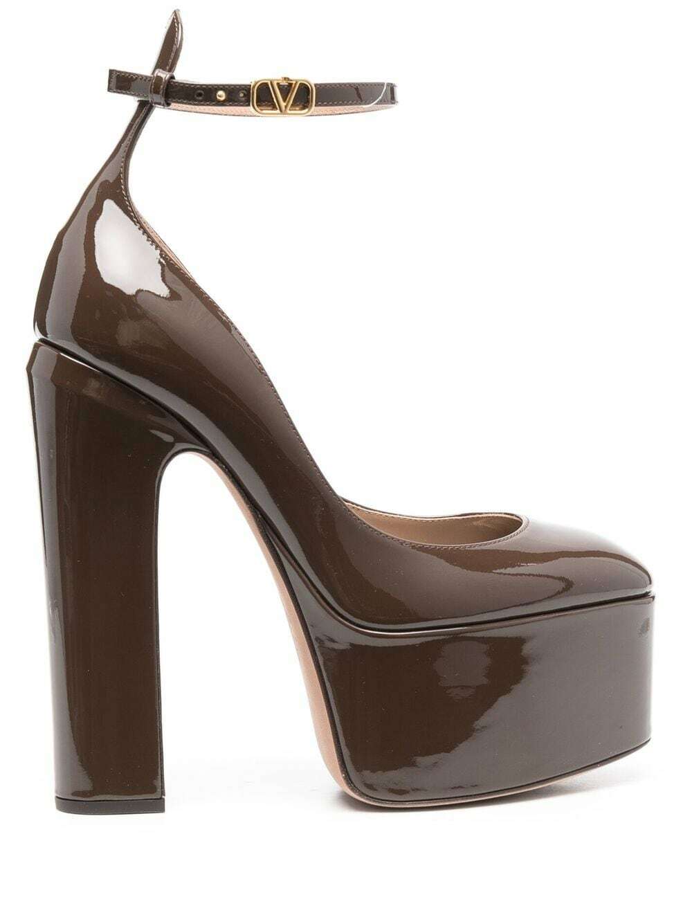 VALENTINO GARAVANI - Tan-go Patent Leather Pumps Valentino