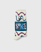 By Parra Sock Wave Crew Socks Beige - Mens - Socks