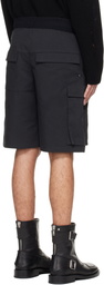HELIOT EMIL Black Pulsar Cargo Shorts