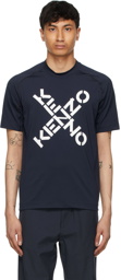 Kenzo Navy Slim-Fit Sport Short Sleeve T-Shirt