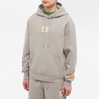 Air Jordan x Shelf Life Hoody in Enigma Stone/Total Orange