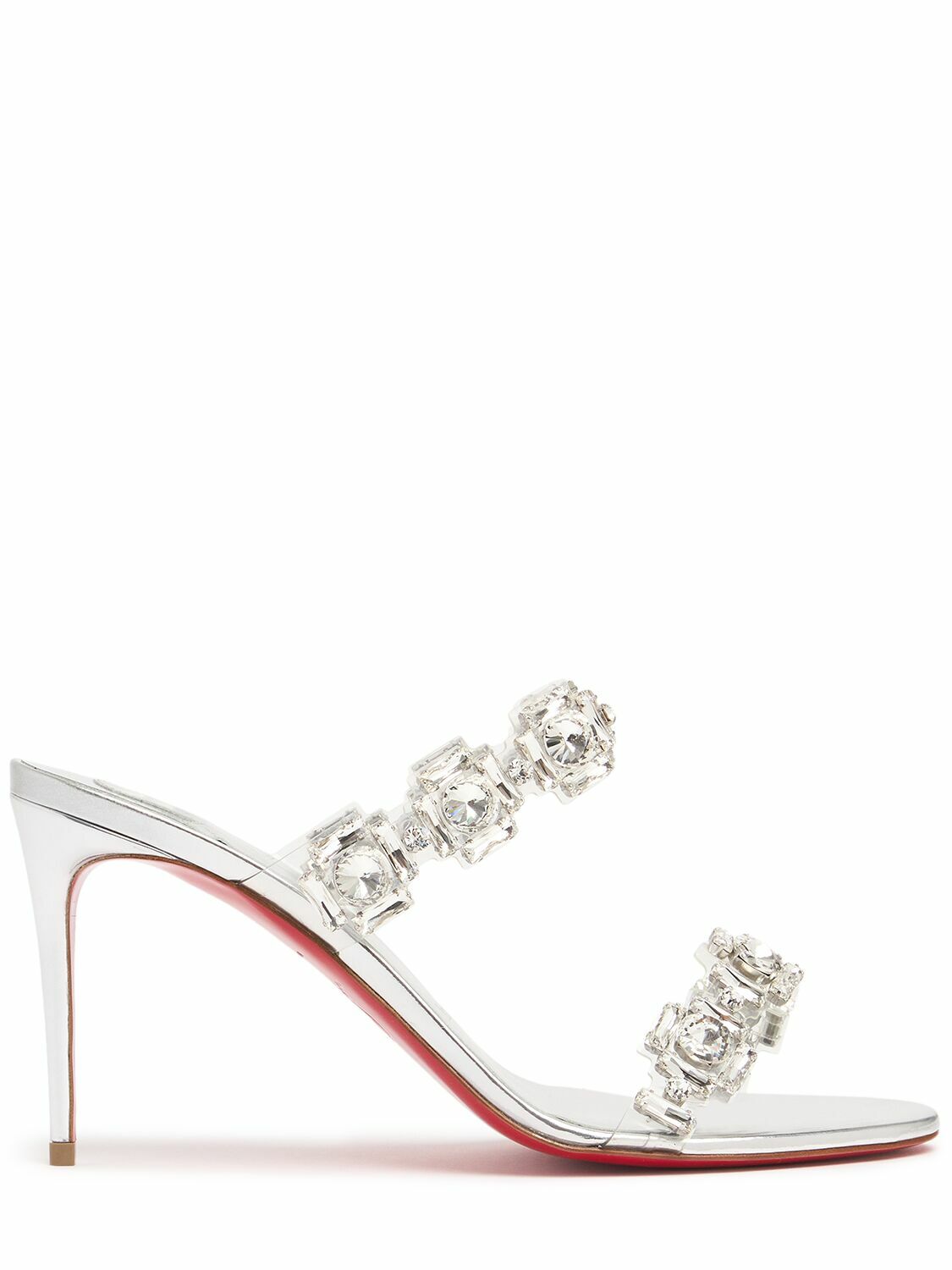 CHRISTIAN LOUBOUTIN 85mm Just Jewel Crystal Sandals
