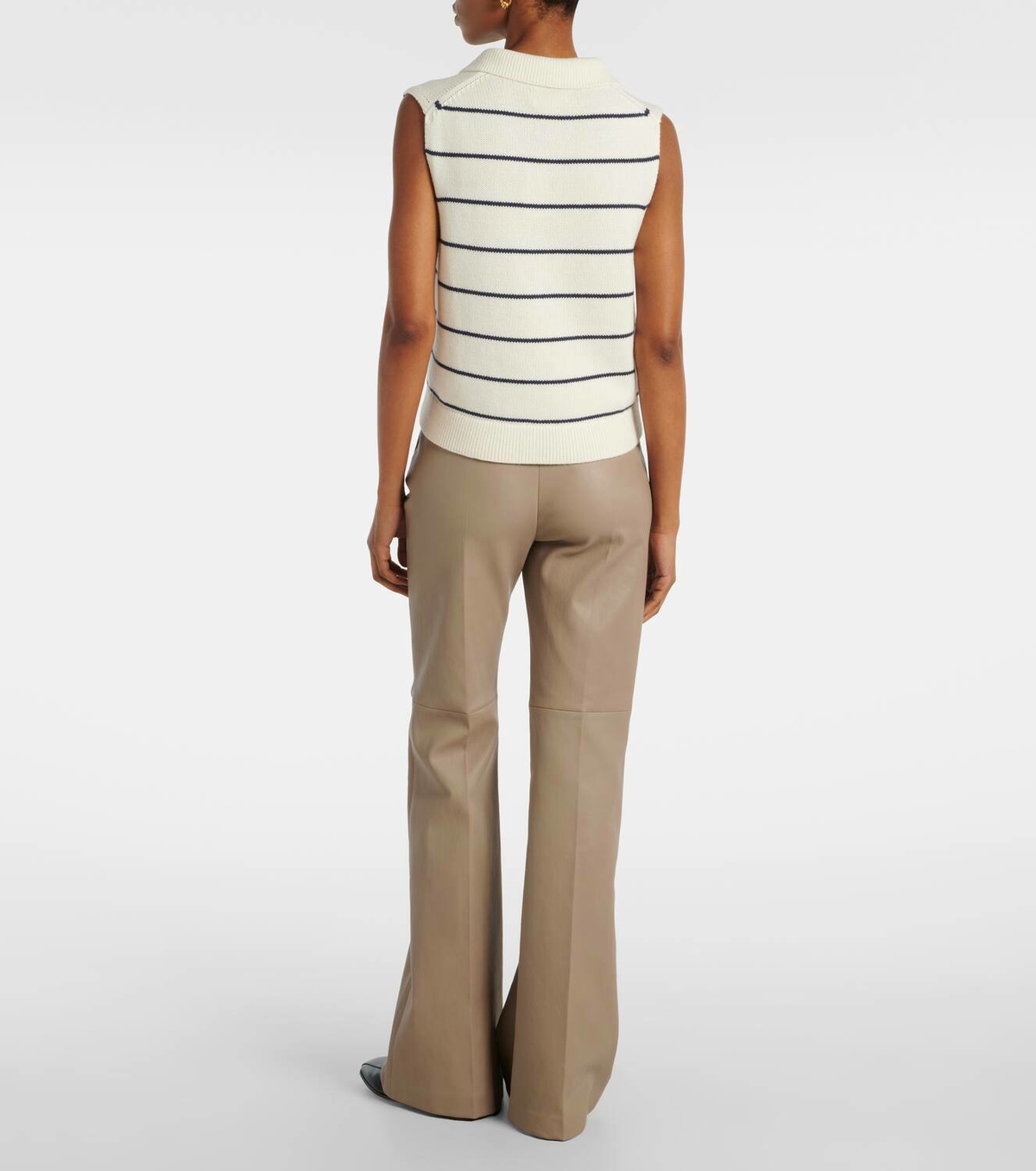 Velvet Nayla cotton and cashmere sweater vest