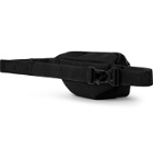 Moncler - Durance Logo-Appliquéd Webbing-Trimmed Canvas Belt Bag - Black