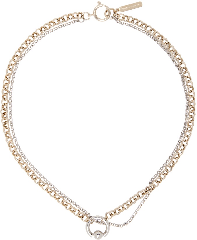 Photo: Justine Clenquet Gold & Silver Danny Necklace