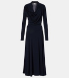 Tove Eadan draped jersey midi dress