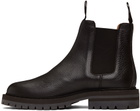 Common Projects Brown Leather Chelsea Boots