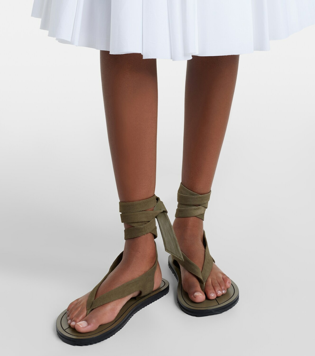 A.Emery Elmer suede thong sandals