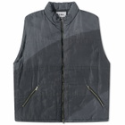 Noma t.d. Men's Hand Dyed Puffer Vest in Black