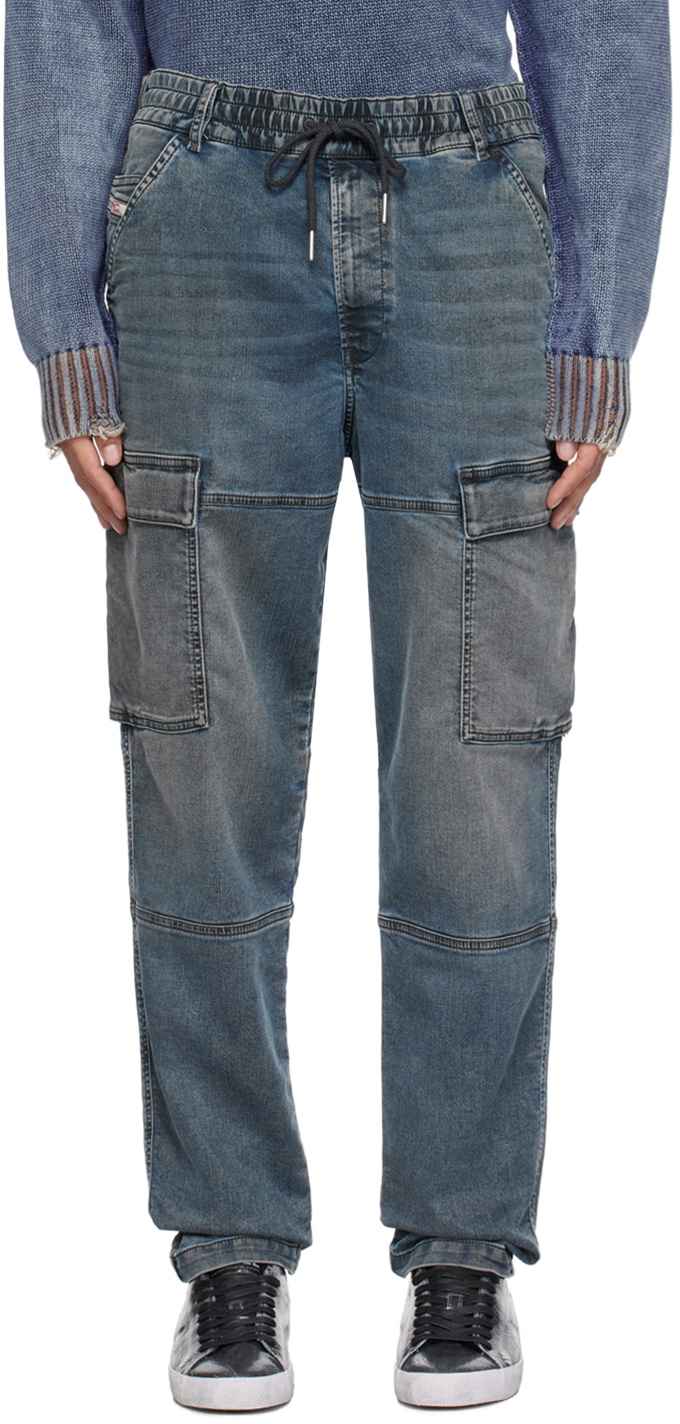 Diesel Blue DKrooley Cargo Pants Diesel