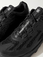 Salomon - Speedverse PRG Vegan Leather and Rubber-Trimmed Mesh Sneakers - Black