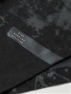 Nike Running - Run Division Logo-Print Tie-Dyed Dri-FIT T-Shirt - Black
