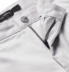 Club Monaco - Light-Grey Uniform Slim-Fit Cropped Cotton-Blend Twill Trousers - Blue