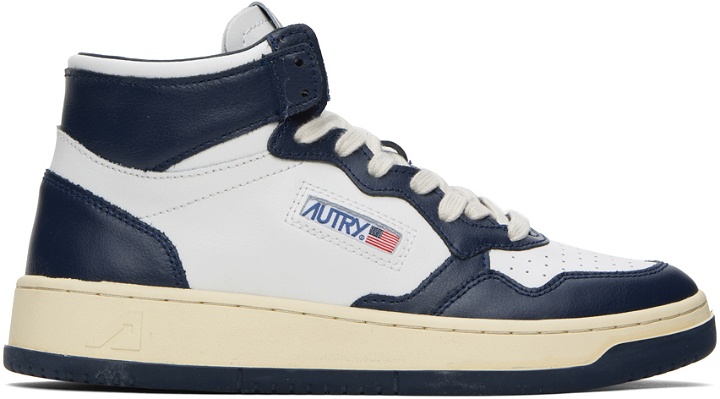 Photo: AUTRY Navy & White Medalist Sneakers