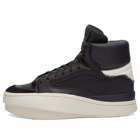 Y-3 Men's Lux Bball High Sneakers in Black/Clear Brown/Off White
