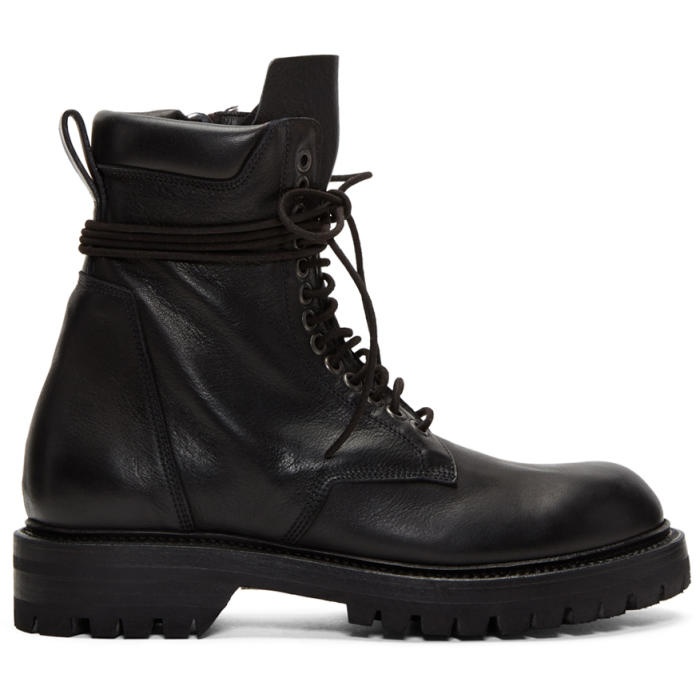 Photo: Rick Owens Black Low Army Boots 
