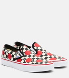 Valentino Garavani x Vans VLogo checked canvas slip-on sneakers